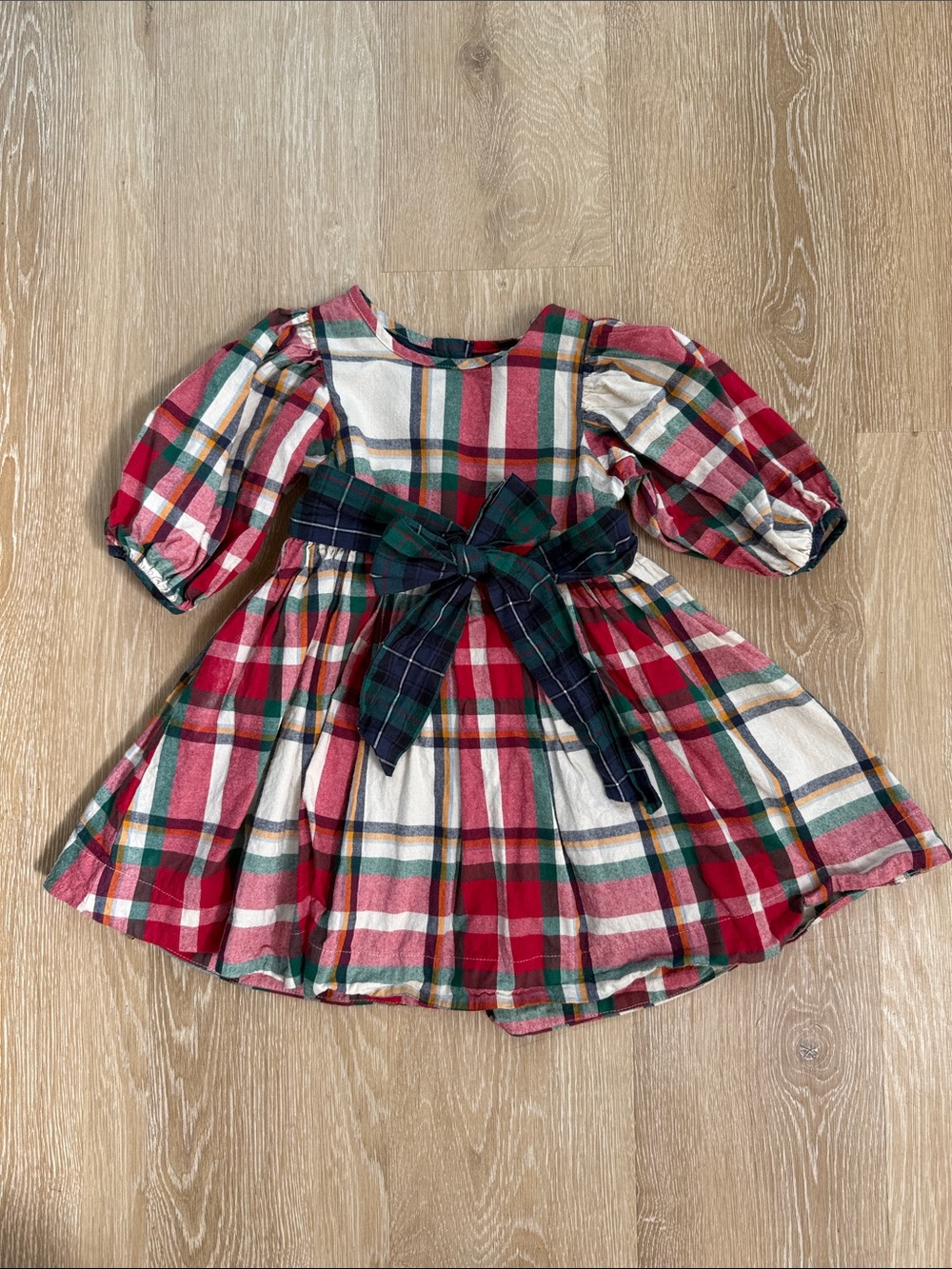 Pink Chicken Tartan Plaid Dress Size 3